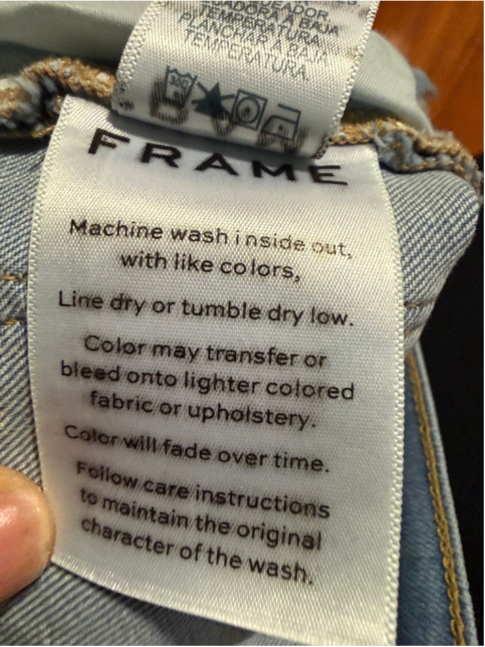 Women's FRAME Light Blue Le High Skinny Jeans Size 27 - Picture 9 of 9